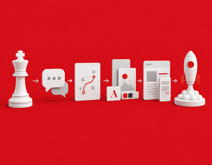 Articulate by Design approach — Discover, Define, Design, Deliver